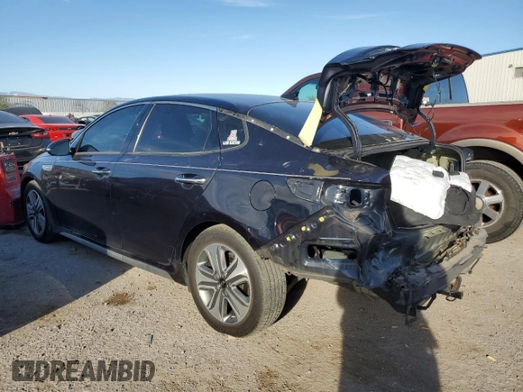 2017 Kia Optima Hybrid EX with VIN KNAGU4LE5H5011749, listed as a Copart auction lot 76780954 with 74,462 mi miles and Salvage Title. Bid and sale history available at carsss.com. Image 2.