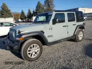 2023 Jeep Wrangler Sport with VIN 1C4HJXDNXPW635345, listed as a Copart auction lot 80929674 with 29,229 mi miles and Salvage Title. Bid and sale history available at DreamBid. Image 1.