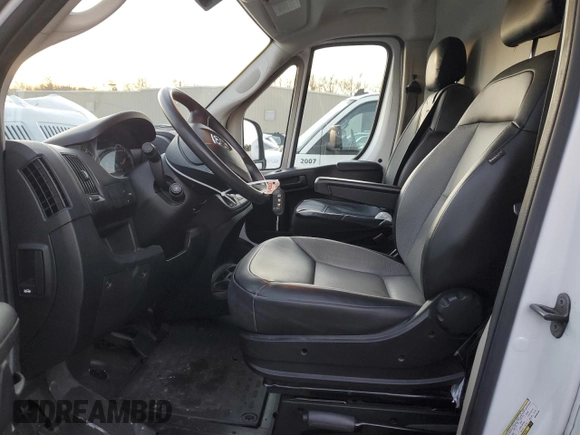 2021 Ram ProMaster Cargo with VIN 3C6LRVVG6ME554234, listed as a Copart auction lot 84409504 with 74,692 mi miles and Salvage Title. Bid and sale history available at DreamBid. Image 7.