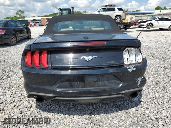 2018 Ford Mustang EcoBoost Premium with VIN 1FATP8UHXJ5111074, listed as a Copart auction lot 55725235 with 93,154 mi miles and Salvage title. Bid and sale history available at DreamBid. Image 6.