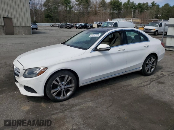 2016 Mercedes-Benz C 300 Luxury with VIN 55SWF4KB2GU170367, listed as a Copart auction lot 53978375 with 75,342 mi miles and Salvage title. Bid and sale history available at DreamBid. Image 1.