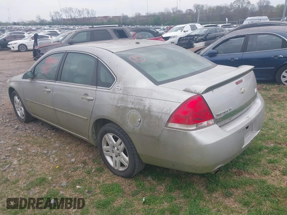 2007 Chevrolet Impala LT with VIN 2G1WC58R379283892, listed as a IAAI auction lot 41882228 with 171,385 mi miles and . Bid and sale history available at DreamBid. Image 3.