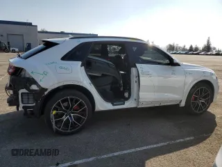 2019 Audi Q8 Premium Plus with VIN WA1EVAF1XKD041089, listed as a Copart auction lot 44420035 with 76,508 mi miles and Salvage Title. Bid and sale history available at carsss.com. Image 3.