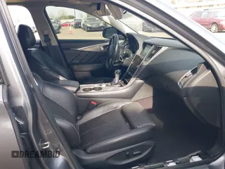 2017 Infiniti Q50 Red Sport 400 with VIN JN1FV7AP2HM850025, listed as a IAAI auction lot 41687964 with 70,334 mi miles. Bid and sale history available at carsss.com. Image 5.