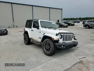 2021 Jeep Wrangler 80th Anniversary with VIN 1C4HJXAG1MW721452, listed as a Copart auction lot 62349904 with 40,677 mi miles and Salvage Title. Bid and sale history available at DreamBid. Image 10.