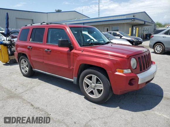 2007 Jeep Patriot Limited with VIN 1J8FF48W27D320375, listed as a Copart auction lot 59554445 with 223,495 mi miles and Salvage title. Bid and sale history available at DreamBid. Image 4.