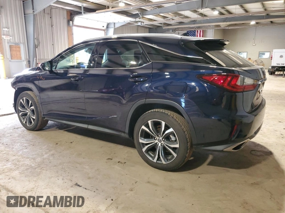 2019 Lexus RX 350 with VIN 2T2BZMCA2KC200165, listed as a Copart auction lot 48115985 with 91,833 mi miles and Salvage Title. Bid and sale history available at DreamBid. Image 2.