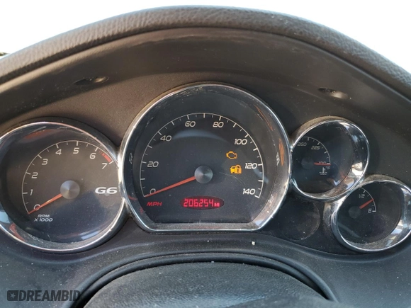 2008 Pontiac G6 GT with VIN 1G2ZH57N384129227, listed as a Copart auction lot 50336765 with 206,254 mi miles and Clean Title. Bid and sale history available at carsss.com. Image 9.
