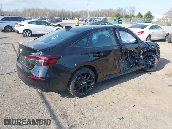 2025 Honda Civic Sport with VIN 2HGFE2F50SH566900, listed as a IAAI auction lot 42072544 with 726 mi miles and . Bid and sale history available at DreamBid. Image 4.