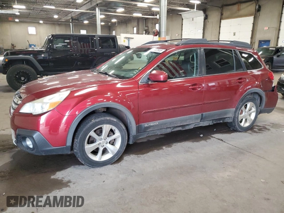 2014 Subaru Outback Limited z VIN 4S4BRCLC6E3311357, wystawiony jako Copart lot #60632855 z przebiegiem 169 025 mil mil oraz Szkoda całkowita • Salvage title. Historia ofert i sprzedaży dostępna na DreamBid. Obrazek 1.