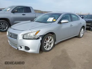2012 Nissan Maxima SV with VIN 1N4AA5AP8CC866483, listed as a IAAI auction lot 41823966 with 93,535 mi miles and . Bid and sale history available at DreamBid. Image 2.