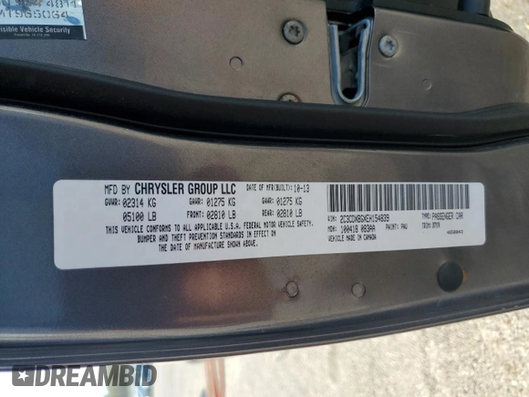 2014 Dodge Charger SE with VIN 2C3CDXBGXEH154839, listed as a Copart auction lot 50358275 with 91,146 mi miles and Salvage Title. Bid and sale history available at carsss.com. Image 12.