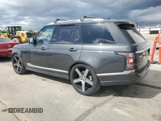 2016 Land Rover Range Rover HSE with VIN SALGS2KF8GA305278, listed as a Copart auction lot 56180355 with 128,205 mi miles and Clean title. Bid and sale history available at DreamBid. Image 2.