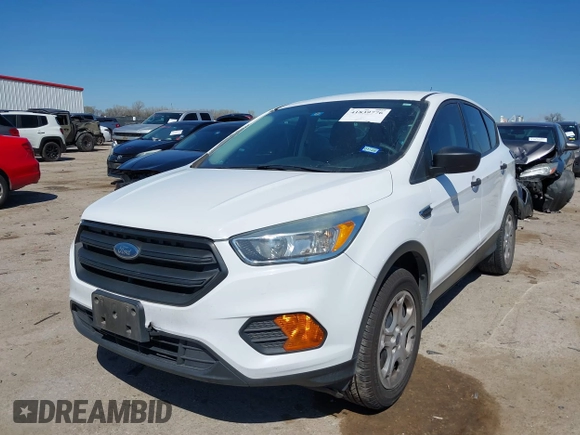 2017 Ford Escape S with VIN 1FMCU0F70HUC65166, listed as a IAAI auction lot 41839776 with 100,101 mi miles. Bid and sale history available at carsss.com. Image 17.