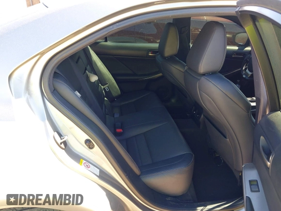 2017 Lexus IS with VIN JTHBA1D27H5049152, listed as a IAAI auction lot 41859592 with 118,567 mi miles. Bid and sale history available at carsss.com. Image 8.