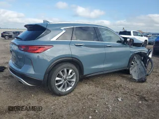 2022 Infiniti QX50 Essential with VIN 3PCAJ5CB1NF117378, listed as a Copart auction lot 60645134 with 29,468 mi miles and Salvage Title. Bid and sale history available at DreamBid. Image 3.