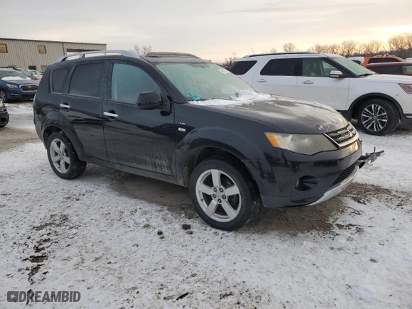 2008 Mitsubishi Outlander XLS with VIN JA4MT41X38Z020384, listed as a Copart auction lot 43821775 with 110,522 mi miles and Salvage Title. Bid and sale history available at carsss.com. Image 4.