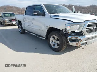 2019 Ram 1500 Big Horn/Lone Star with VIN 1C6RRFFG4KN790971, listed as a IAAI auction lot 41688790 with 63,366 mi miles. Bid and sale history available at carsss.com. Image 6.