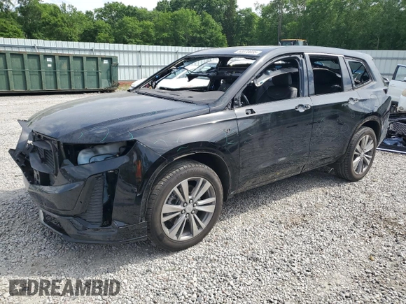 2022 Cadillac XT6 Premium Luxury with VIN 1GYKPCRS8NZ104419, listed as a Copart auction lot 53070035 with 72,559 mi miles and Salvage title. Bid and sale history available at DreamBid. Image 1.