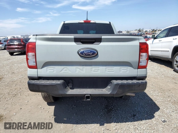 2024 Ford Ranger XL with VIN 1FTER4PH3RLE21396, listed as a Copart auction lot 53475135 with 4,918 mi miles and Salvage Title. Bid and sale history available at carsss.com. Image 6.