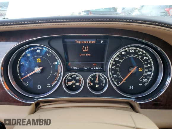 2018 Bentley Flying Spur V8 with VIN SCBET9ZA0JC066810, listed as a Copart auction lot 77017424 with 4,788 mi miles and Non repairable. Bid and sale history available at DreamBid. Image 9.