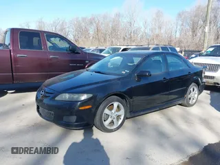 2007 Mazda Mazda6 i Sport VE with VIN 1YVHP80C975M17356, listed as a IAAI auction lot 41774360 with 221,026 mi miles. Bid and sale history available at carsss.com. Image 2.
