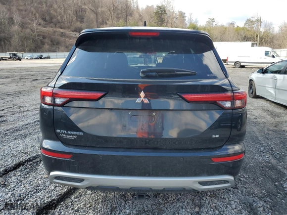 2023 Mitsubishi Outlander SE with VIN JA4J4UA83PZ021218, listed as a Copart auction lot 45847115 with 45,615 mi miles and Salvage Title. Bid and sale history available at carsss.com. Image 6.