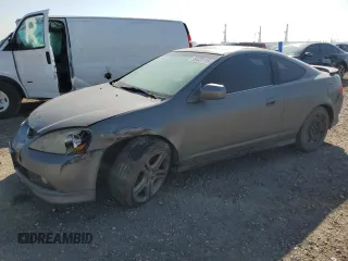 2006 Acura RSX with VIN JH4DC54876S005990, listed as a Copart auction lot 50228115 with 164,110 mi miles and Salvage Title. Bid and sale history available at carsss.com. Image 1.