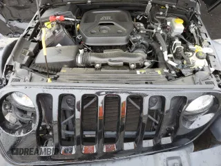 2021 Jeep Wrangler Unlimited Willys Sport with VIN 1C4HJXDN1MW679133, listed as a Copart auction lot 58345635 with 62,375 mi miles and Salvage title. Bid and sale history available at DreamBid. Image 12.