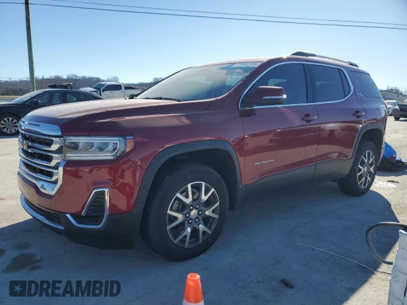 2020 GMC Acadia SLE with VIN 1GKKNKLS5LZ215736, listed as a Copart auction lot 41980705 with 93,667 mi miles and Clean Title. Bid and sale history available at carsss.com. Image 1.