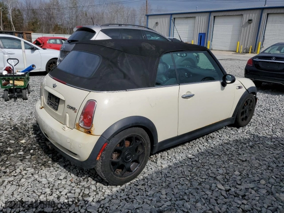 2006 MINI Cooper Convertible S with VIN WMWRH33596TK57722, listed as a Copart auction lot 52616215 with 181,956 mi miles and Clean Title. Bid and sale history available at carsss.com. Image 3.