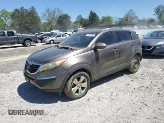 2012 Kia Sportage LX with VIN KNDPBCA2XC7232661, listed as a Copart auction lot 53359245 with 158,377 mi miles and Clean Title. Bid and sale history available at DreamBid. Image 1.
