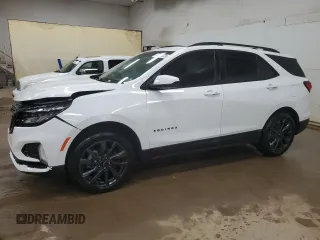 2024 Chevrolet Equinox RS с VIN 3GNAXWEG6RS102067, выставлен на аукционе Copart как лот 59019375 с пробегом 43 020 миль миль и Списание • Salvage title. История ставок и продаж доступна на DreamBid. Изображение 1.
