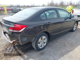 2014 Honda Civic Sedan LX with VIN 2HGFB2F56EH519836, listed as a IAAI auction lot 42109040 with 134,873 mi miles. Bid and sale history available at carsss.com. Image 4.
