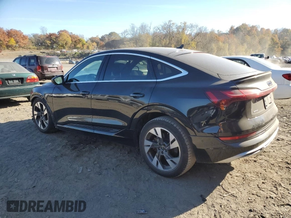 2022 Audi e-tron Sportback Premium Plus z VIN WA12ABGE8NB022921, wystawiony jako Copart lot #78085344 z przebiegiem 54 270 mil mil oraz Szkoda całkowita • Salvage title. Historia ofert i sprzedaży dostępna na DreamBid. Obrazek 2.