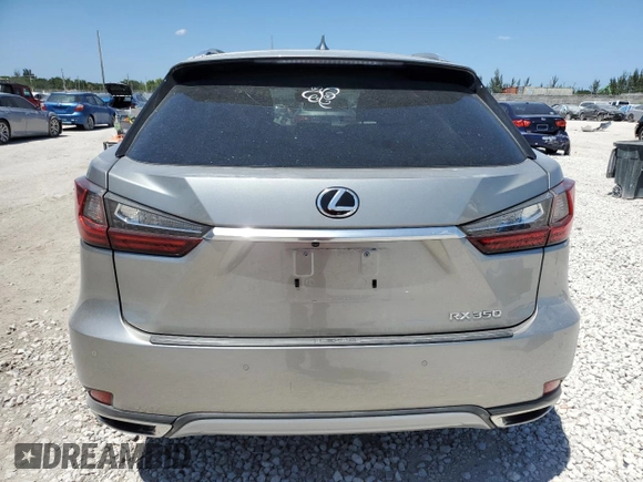2022 Lexus RX with VIN 2T2HZMAA5NC220394, listed as a Copart auction lot 53384105 with 16,696 mi miles and Salvage Title. Bid and sale history available at carsss.com. Image 6.