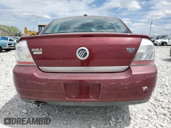 2008 Mercury Sable Premier z VIN 1MEHM42W68G623589, wystawiony jako Copart lot #81407964 z przebiegiem 212 673 mil mil oraz Tytuł czysty. Historia ofert i sprzedaży dostępna na DreamBid. Obrazek 6.