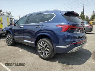 2023 Hyundai Santa Fe Calligraphy with VIN 5NMS5DALXPH508982, listed as a Copart auction lot 59233405 with 25,193 mi miles and Salvage title. Bid and sale history available at DreamBid. Image 2.