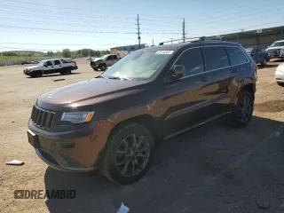 2015 Jeep Grand Cherokee Summit with VIN 1C4RJFJG9FC914516, listed as a Copart auction lot 57410505 with 130,350 mi miles and Salvage title. Bid and sale history available at DreamBid. Image 1.