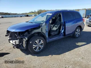 2019 Nissan Pathfinder SL z VIN 5N1DR2MM7KC601659, wystawiony jako Copart lot #49456365 z przebiegiem 66 072 mil mil oraz Szkoda całkowita • Salvage title. Historia ofert i sprzedaży dostępna na DreamBid. Obrazek 1.