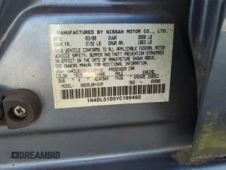 2000 Nissan Altima XE with VIN 1N4DL01D5YC199492, listed as a Copart auction lot 79334024 with 97,300 mi miles and Non Repairable. Bid and sale history available at carsss.com. Image 14.