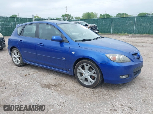 2008 Mazda Mazda3 s Sport with VIN JM1BK343481837431, listed as a IAAI auction lot 42118956 with 247,566 mi miles. Bid and sale history available at carsss.com. Image 1.