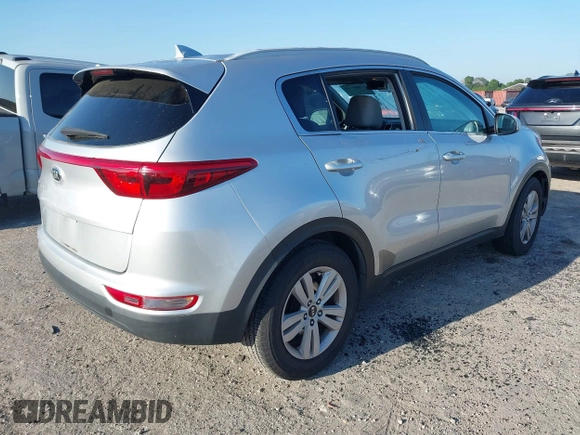 2017 Kia Sportage LX with VIN KNDPM3AC5H7074451, listed as a IAAI auction lot 41889640 with 111,314 mi miles. Bid and sale history available at carsss.com. Image 4.