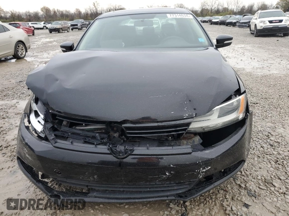 2012 Volkswagen Jetta SE with VIN 3VWDX7AJ9CM417564, listed as a Copart auction lot 77314634 with 235,196 mi miles and Salvage title. Bid and sale history available at DreamBid. Image 5.