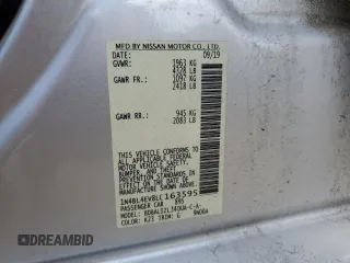 2020 Nissan Altima 2.5 SL with VIN 1N4BL4EV8LC163595, listed as a Copart auction lot 48329855 with 94,797 mi miles and Salvage Title. Bid and sale history available at carsss.com. Image 13.