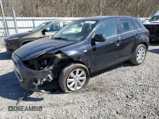 2014 Mitsubishi Outlander Sport SE with VIN 4A4AR4AU0EE015989, listed as a Copart auction lot 48786775 with 59,176 mi miles and Salvage Title. Bid and sale history available at carsss.com. Image 1.