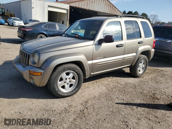 2003 Jeep Liberty Limited with VIN 1J4GK58K03W589879, listed as a Copart auction lot 44208645 with 156,797 mi miles and Salvage Title. Bid and sale history available at carsss.com. Image 1.