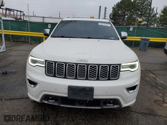 2019 Jeep Grand Cherokee Overland with VIN 1C4RJFCT7KC640527, listed as a Copart auction lot 54276725 with 282,202 mi miles and Salvage title. Bid and sale history available at DreamBid. Image 5.
