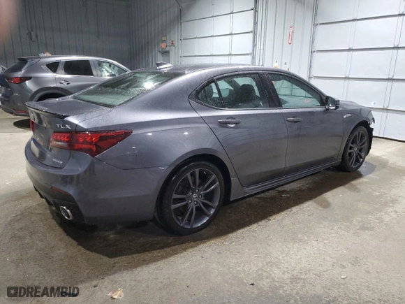 2019 Acura TLX w/A-Spec Pkg with VIN 19UUB3F61KA002637, listed as a Copart auction lot 88709515 with 87,385 mi miles and Salvage Title. Bid and sale history available at carsss.com. Image 3.
