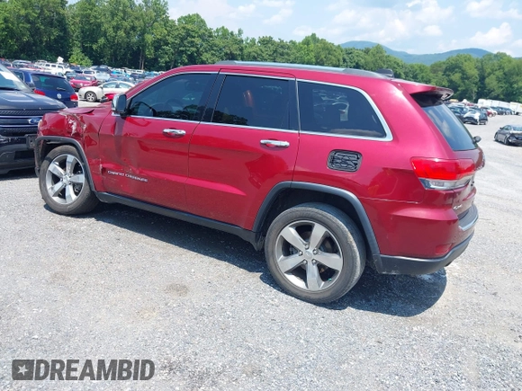 2014 Jeep Grand Cherokee Limited with VIN 1C4RJFBG5EC183810, listed as a IAAI auction lot 42670205 with 151,936 mi miles and . Bid and sale history available at DreamBid. Image 3.